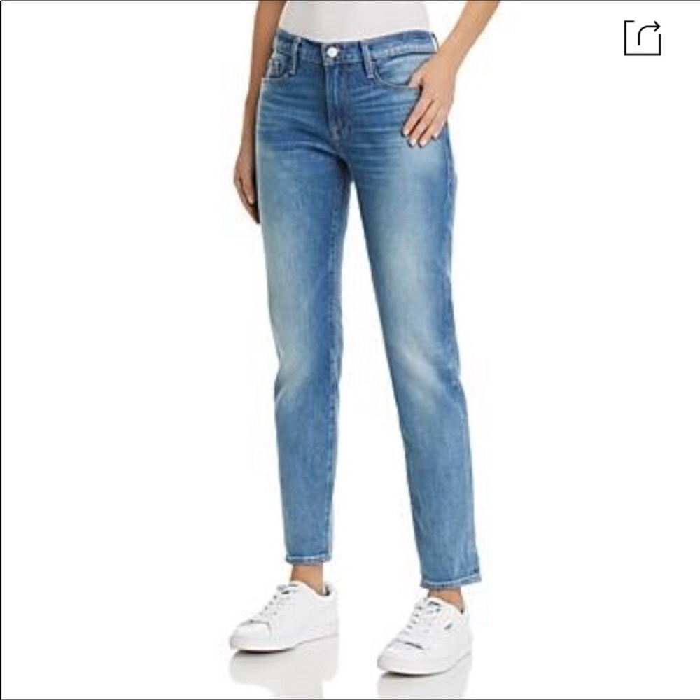 Frame Le Garçon Overturn Boyfriend Jean Size 31
